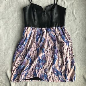 Leather Cocktail Dress